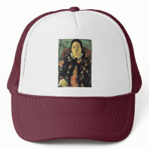Portrait Of Suzanne Bambridge By Gauguin Paul Trucker Hats