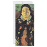 Portrait Of Suzanne Bambridge By Gauguin Paul rack cards