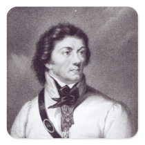Portrait of Tadeusz Kosciuszko Stickers