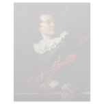 Portrait Of The Abbé De Saint-Non In A Fancy Dress Custom Letterhead