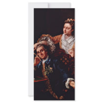 Portrait Of The Actor David Garrick And His Wife Full Color Rack Card