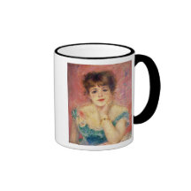 Portrait of the actress Jeanne Samary, 1877 Coffee Mugs