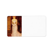 Portrait Of The Actress Jeanne Samary by Renoir Personalized Address Label