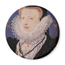 Portrait Of The Artist'S Wife, Alice Brandom Oval magnets