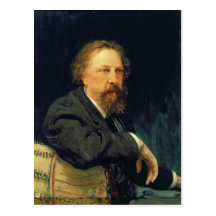 Portrait of the Author Count Alexey K. Tolstoy Postcards