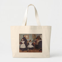 Portrait of the Bellelli Family Tote Bags