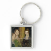 Portrait of the Bronte Sisters, c.1834 Keychain