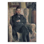 Portrait of the collector Alexei A. Bakhrush cards