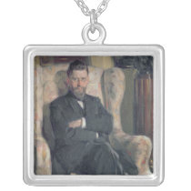 Portrait of the collector Alexei A. Bakhrush Necklace