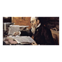 Portrait Of The Composer Nikolai Andreyevich Photo Card