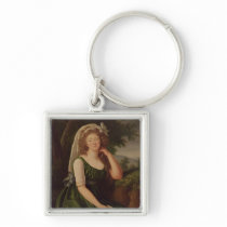 Portrait of the Countess du Barry  1789 Keychains