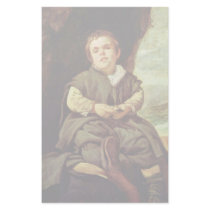 Portrait Of The Court Dwarf Francisco Lezcano Stationery Paper
