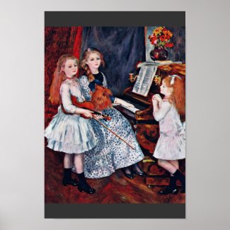 Portrait Of The Daughters Of Catulle-Mendes Posters
