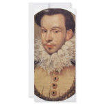 Portrait Of The Duc D'Alençon Oval By Hilliard Nic Rack Card