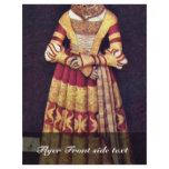 Portrait Of The Duchess Katharina Von Mecklenburg Flyer