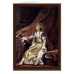 Portrait Of The Duchess Louisa Of Schleswig-Holste Cards