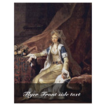 Portrait Of The Duchess Louisa Of Schleswig-Holste Personalized Flyer