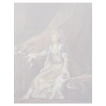 Portrait Of The Duchess Louisa Of Schleswig-Holste Custom Letterhead