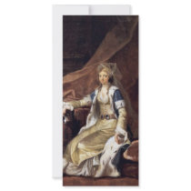 Portrait Of The Duchess Louisa Of Schleswig-Holste Rack Card Design