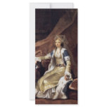 Portrait Of The Duchess Louisa Of Schleswig-Holste Rack Card Design