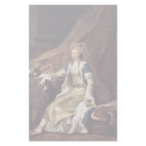 Portrait Of The Duchess Louisa Of Schleswig-Holste Custom Stationery