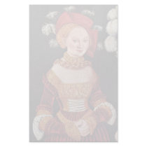 Portrait Of The Duchesses Emilla Sybille Von Sachs Customized Stationery