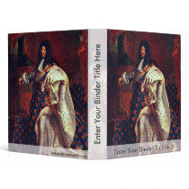 Portrait Of The French King Louis Xiv By Rigaud Hy Vinyl Binders