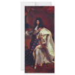 Portrait Of The French King Louis Xiv By Rigaud Hy Personalized Rack Card