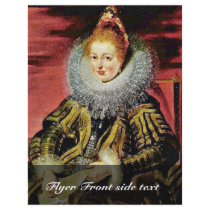Portrait Of The Infanta Isabella Clara Eugenia Reg Custom Flyer