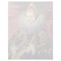 Portrait Of The Infanta Isabella Clara Eugenia Reg Letterhead Template