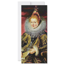 Portrait Of The Infanta Isabella Clara Eugenia Reg Rack Card Template