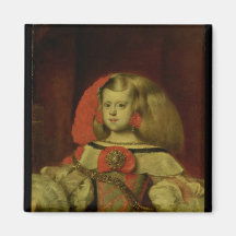 Portrait of the Infanta Margarita Refrigerator Magnet