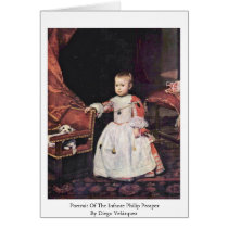Portrait Of The Infante Philip Prosper Cards