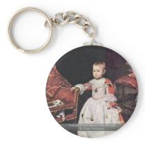 Portrait Of The Infante Philip Prosper Keychain