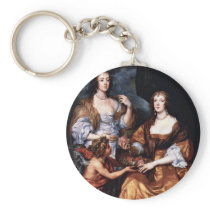 Portrait Of The Ladies Elizabeth Thimbleby Keychain