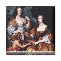 Portrait Of The Ladies Elizabeth Thimbleby Fridge Magnets