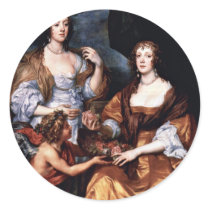 Portrait Of The Ladies Elizabeth Thimbleby Sticker