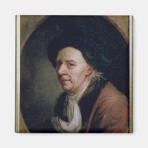 Portrait of the Mathematician Leonard Euler Magnets