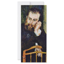 Portrait Of The Painter Alfred Sisley By Pierre-Au Rack Cards