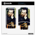 Portrait of the painter Alfred Sisley by Renoir HTC Desire S Decal