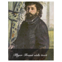 Portrait Of The Painter Claude Monet By Pierre- Flyer Design