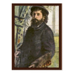 Portrait Of The Painter Claude Monet By Pierre- Post Card