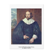 Portrait Of The Painter Quinten Simons. Postcard