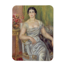 Portrait of the poetess Alice Valliere-Merzbach, 1 Flexible Magnet