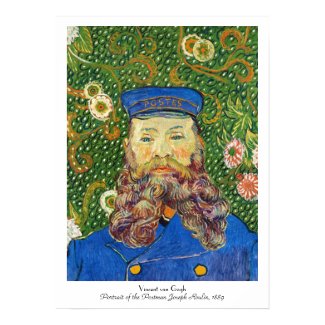 Portrait of the Postman Joseph Rouli Van gogh vinc Poster