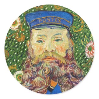 Portrait of the Postman Joseph Rouli Van gogh vinc Sticker