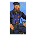 Portrait of the Postman Joseph Roulin by van Gogh Photo Card