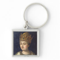 Portrait of the Regent Sophia, 1772 Keychain