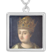 Portrait of the Regent Sophia, 1772 Necklaces