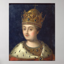 Portrait of the Regent Sophia, 1772 Print